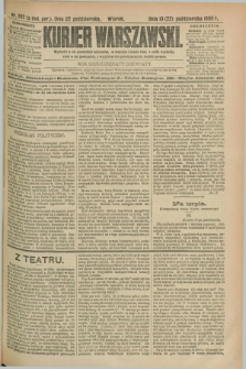 Kurjer Warszawski. R.69, nr 292 (22 października 1889)