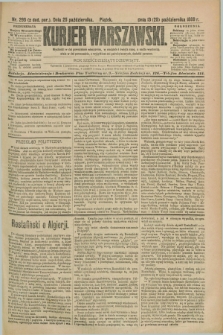 Kurjer Warszawski. R.69, nr 295 (25 października 1889)