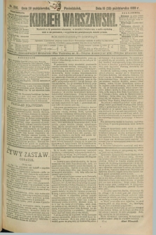 Kurjer Warszawski. R.69, nr 298 (28 października 1889)