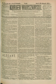 Kurjer Warszawski. R.69, nr 321 (20 listopada 1889)