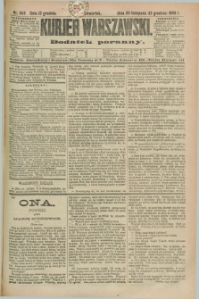 Kurjer Warszawski : dodatek poranny. R.69, nr 343 (12 grudnia 1889)