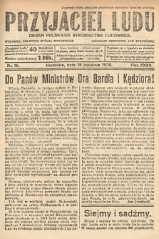 Przyjaciel Ludu : organ Polskiego Stronnictwa Ludowego. 1920, nr 16