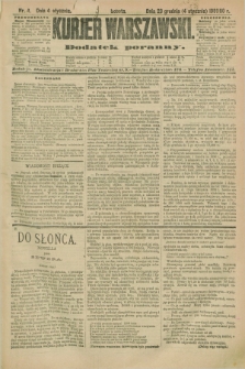 Kurjer Warszawski : dodatek poranny. R.70, nr 4 (4 stycznia 1890)