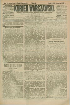 Kurjer Warszawski. R.70, nr 21 (21 stycznia 1890)