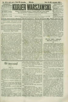 Kurjer Warszawski. R.70, nr 28 (28 stycznia 1890)