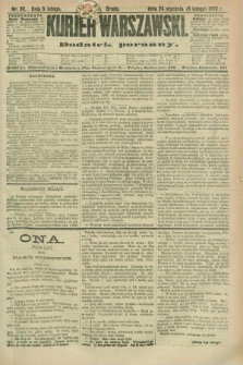 Kurjer Warszawski : dodatek poranny. R.70, nr 36 (5 lutego 1890)