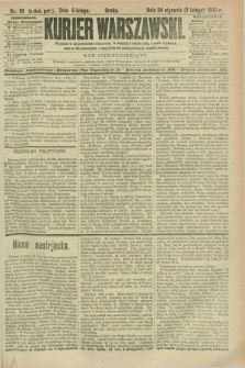 Kurjer Warszawski. R.70, nr 36 (5 lutego 1890)