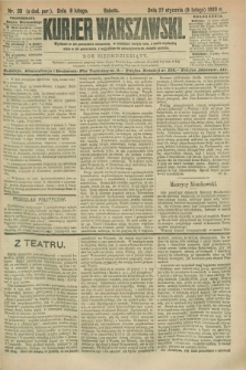 Kurjer Warszawski. R.70, nr 39 (8 lutego 1890)