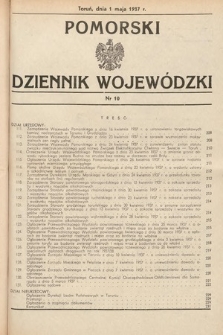 Pomorski Dziennik Wojewódzki. 1937, nr 10