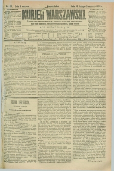 Kurjer Warszawski. R.70, nr 62 (3 marca 1890)