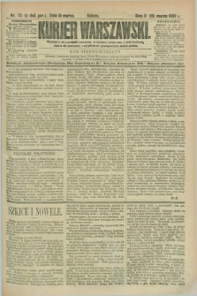 Kurjer Warszawski. R.70, nr 74 (15 marca 1890)