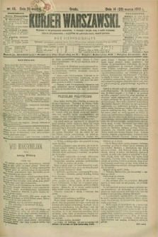 Kurjer Warszawski. R.70, nr 85 (26 marca 1890)