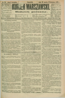 Kurjer Warszawski : dodatek poranny. R.70, nr 93 (3 kwietnia 1890)