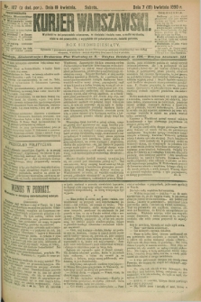 Kurjer Warszawski. R.70, nr 107 (19 kwietnia 1890)