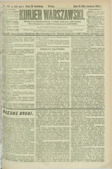 Kurjer Warszawski. R.70, nr 118 (30 kwietnia 1890)