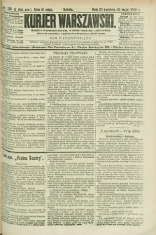 Kurjer Warszawski. R.70, nr 128 (10 maja 1890)