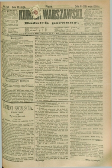 Kurjer Warszawski : dodatek poranny. R.70, nr 141 (23 maja 1890)