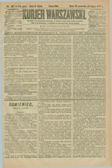 Kurjer Warszawski. R.70, nr 188 (10 lipca 1890)