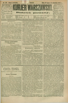 Kurjer Warszawski : dodatek poranny. R.70, nr 218 (9 sierpnia 1890)