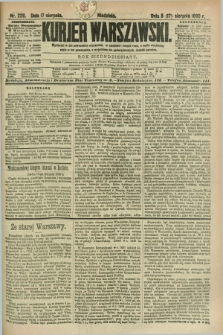 Kurjer Warszawski. R.70, nr 226 (17 sierpnia 1890)