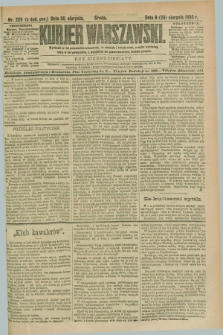 Kurjer Warszawski. R.70, nr 229 (20 sierpnia 1890)