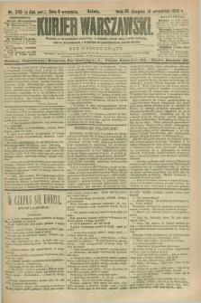 Kurjer Warszawski. R.70, nr 246 (6 września 1890)