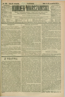 Kurjer Warszawski. R.70, nr 262 (22 września 1890)