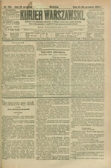 Kurjer Warszawski. R.70, nr 268 (28 września 1890)