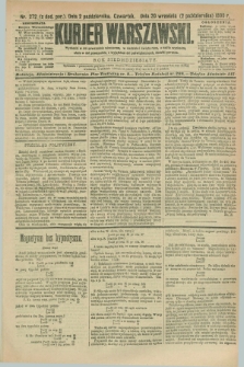 Kurjer Warszawski. R.70, nr 272 (2 października 1890)