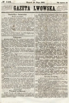Gazeta Lwowska. 1862, nr 116