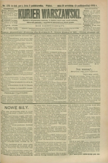 Kurjer Warszawski. R.70, nr 273 (3 października 1890)