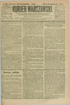 Kurjer Warszawski. R.70, nr 285 (15 października 1890)