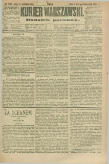 Kurjer Warszawski : dodatek poranny. R.70, nr 287 (17 października 1890)