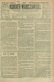 Kurjer Warszawski. R.70, nr 302 (1 listopada 1890)