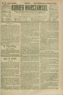 Kurjer Warszawski. R.70, nr 303 (2 listopada 1890)