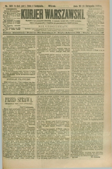 Kurjer Warszawski. R.70, nr 305 (4 listopada 1890)