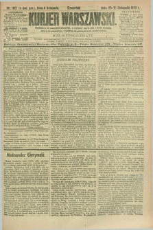 Kurjer Warszawski. R.70, nr 307 (6 listopada 1890)