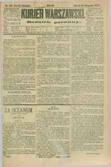 Kurjer Warszawski : dodatek poranny. R.70, nr 319 (18 listopada 1890)