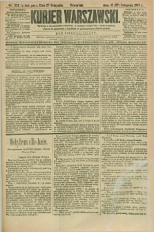 Kurjer Warszawski. R.70, nr 328 (27 listopada 1890)