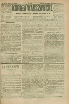 Kurjer Warszawski : dodatek poranny. R.70, nr 334 (3 grudnia 1890)