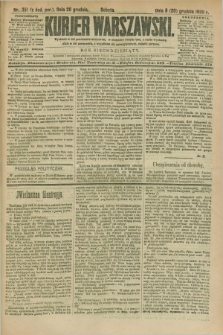 Kurjer Warszawski. R.70, nr 351 (20 grudnia 1890)