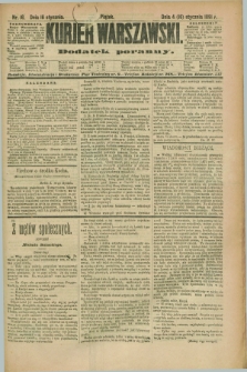 Kurjer Warszawski : dodatek poranny. R.71, nr 16 (16 stycznia 1891)