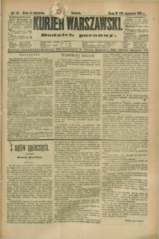 Kurjer Warszawski : dodatek poranny. R.71, nr 31 (31 stycznia 1891)