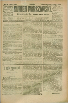 Kurjer Warszawski : dodatek poranny. R.71, nr 36 (5 lutego 1891)