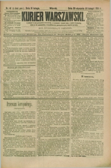 Kurjer Warszawski. R.71, nr 41 (10 lutego 1891)