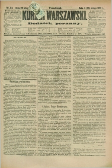 Kurjer Warszawski : dodatek poranny. R.71, nr 54 (23 lutego 1891)