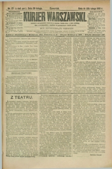 Kurjer Warszawski. R.71, nr 57 (26 lutego 1891)