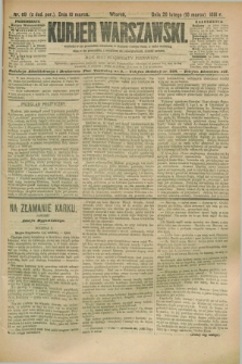 Kurjer Warszawski. R.71, nr 69 (10 marca 1891)