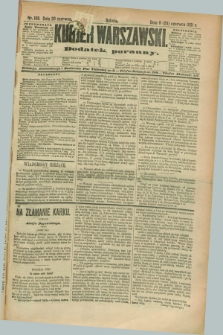 Kurjer Warszawski : dodatek poranny. R.71, nr 168 (20 czerwca 1891)