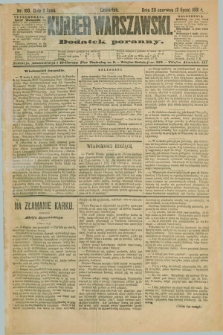 Kurjer Warszawski : dodatek poranny. R.71, nr 180 (2 lipca 1891)